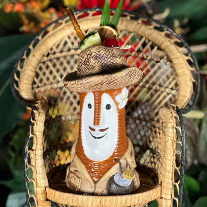 Bob the Beachcomber Tiki Mug, sculpt by Thor - Ready to Ship! (FREE SHIPPING in U.S.)