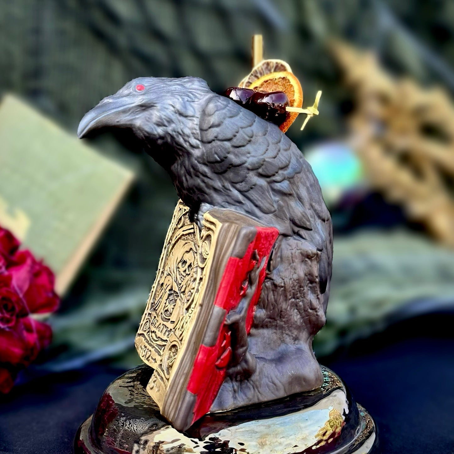 The Raven & The Spirits - Ceramic Tiki Mug - Ready to Ship! (FREE Shipping in U.S.)