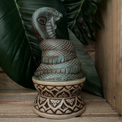 Cobra Idol Tiki Mug, designed and sculpted by Thor - Ready to Ship (FREE SHIPPING in U.S.)