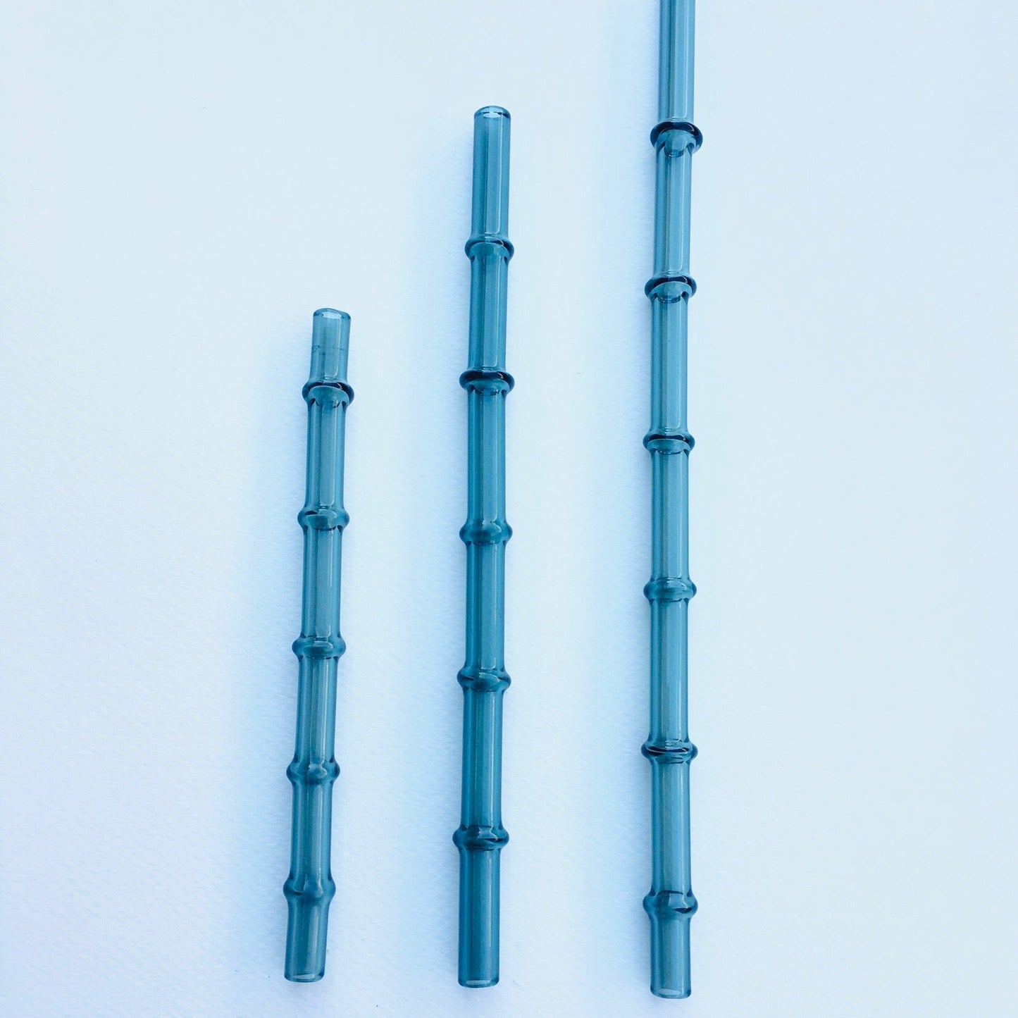 Surfside Sips Set of 3 “Tiki Bamboo” Glass Straw