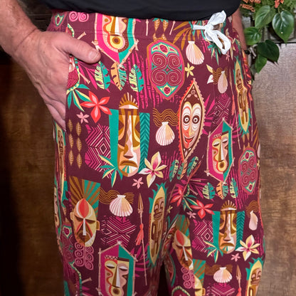 Jeff Granito's 'Spirit of Tiki' Unisex Pajama Pants - Ready to Ship!