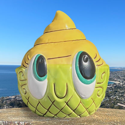 Tiki tOny's Baby Whippy (Lime Green) Tiki Mug, sculpted by Thor - Ready-to-Ship! (FREE SHIPPING in U.S.)