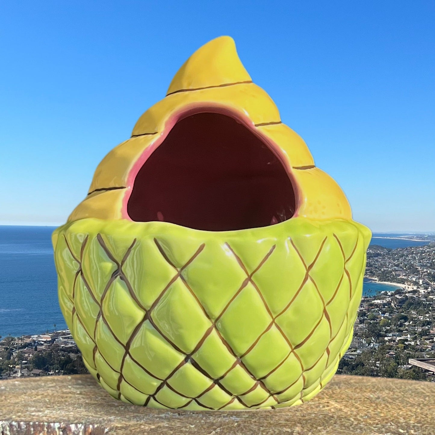 Tiki tOny's Baby Whippy (Lime Green) Tiki Mug, sculpted by Thor - Ready-to-Ship! (FREE SHIPPING in U.S.)