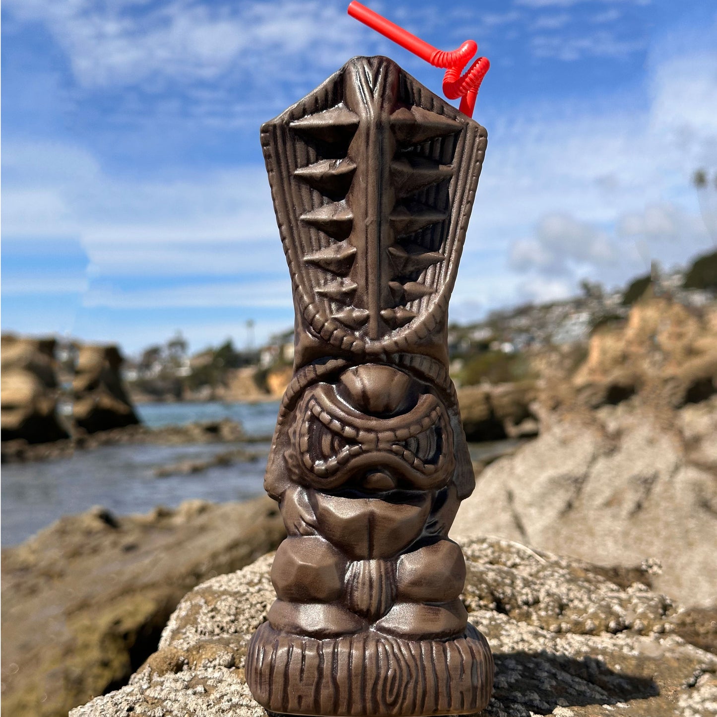 Lono Tiki Mug, sculpted by Thor -  Ready to Ship (FREE SHIPPING in U.S.)