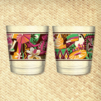 Jeff Granito's 'Island Memories' Mai Tai Cocktail Glass (1) - Ready to Ship!