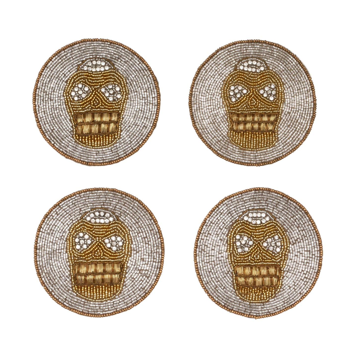 Skull coasters - Set of 4