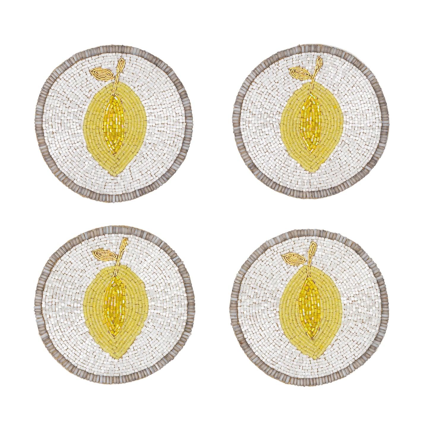 Lemon coasters