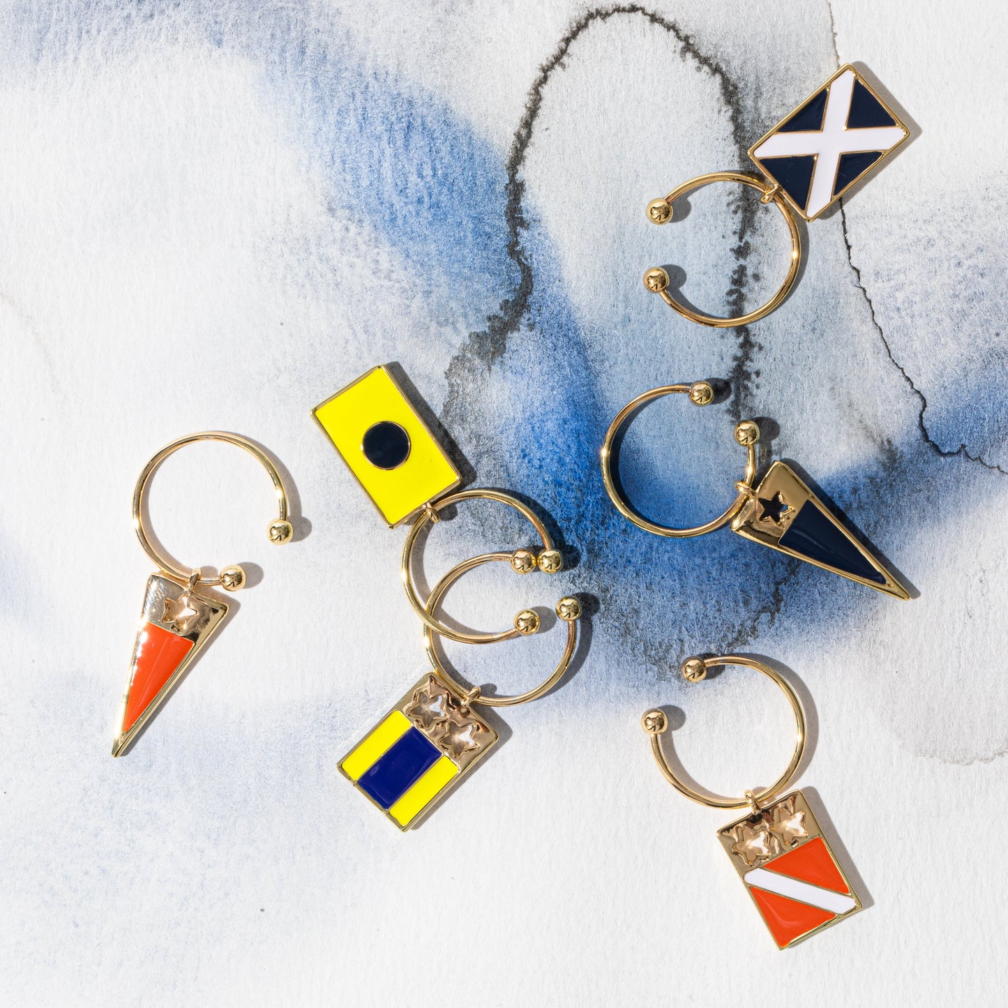 Nautical wine charms - Set of 6