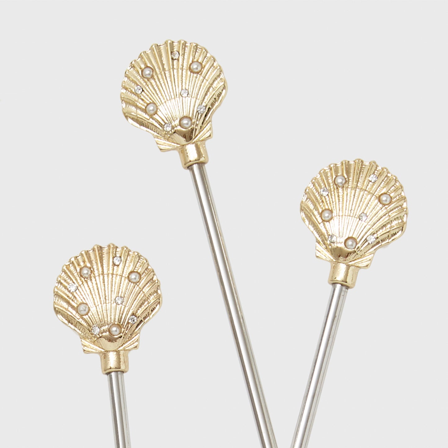 Shell swizzle sticks - Set of 6