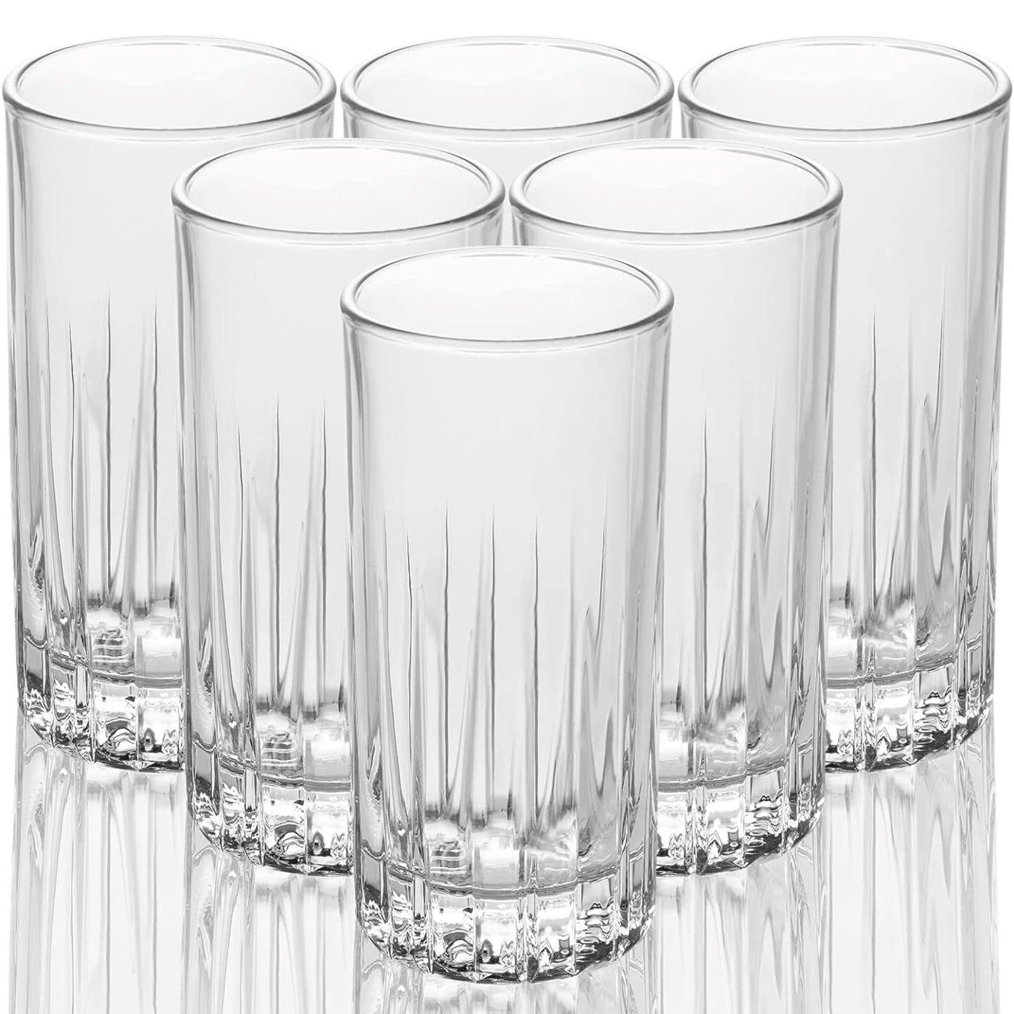 Lemonsoda - Traze Tom Collins Crystal Cut Glasses - 11.5 Oz
