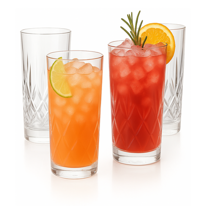 Lemonsoda - Tom Collins Drinking Glasses – Premium Water Glasses – 12oz