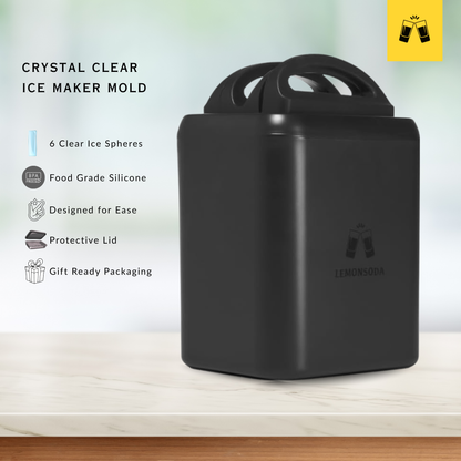 Lemonsoda -  Crystal Clear Highball Ice Cube Maker Mold- 6  4.5" Spear Ice