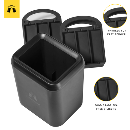 Lemonsoda -  Crystal Clear Highball Ice Cube Maker Mold- 6  4.5" Spear Ice