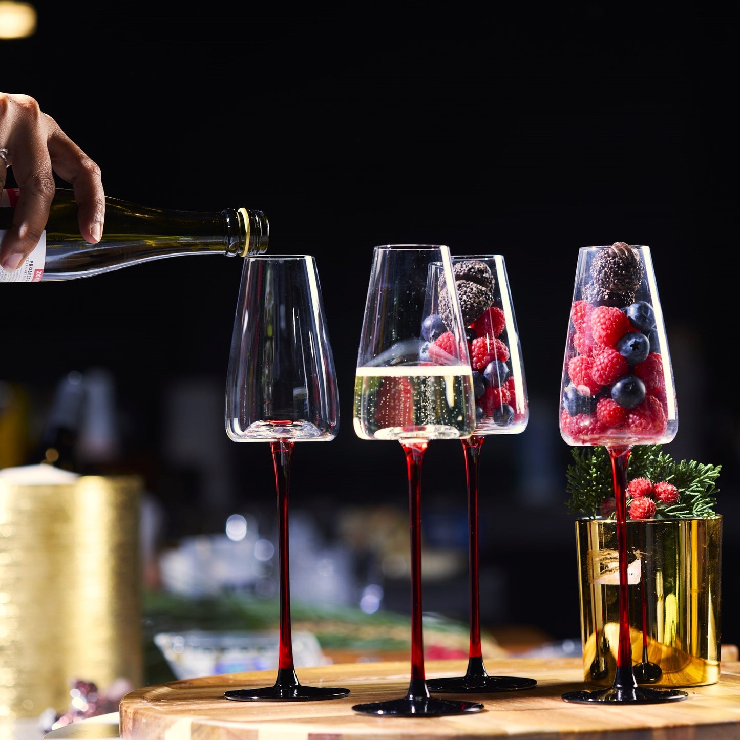 Lemonsoda - Concave Champagne Glasses - 9oz