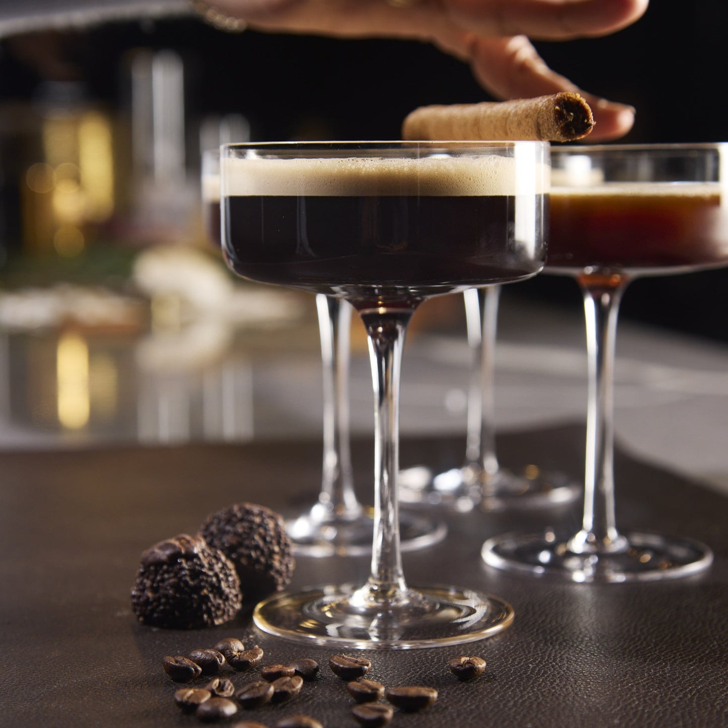 Lemonsoda - Clear Cocktail Martini Coupe Glass - 6.5oz (Set of 2 or 4)