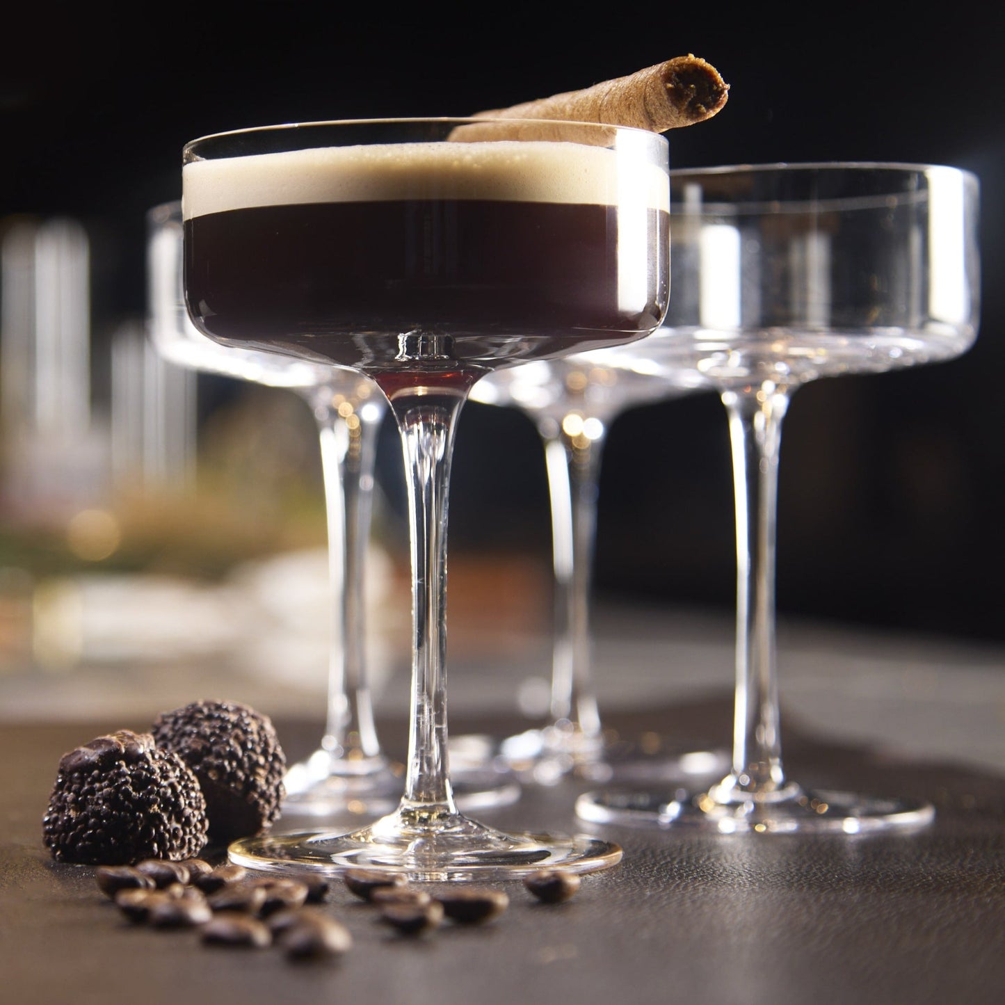 Lemonsoda - Clear Cocktail Martini Coupe Glass - 6.5oz (Set of 2 or 4)