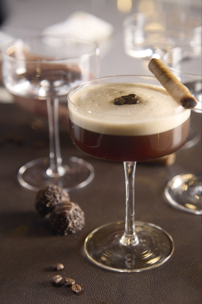 Lemonsoda - Clear Cocktail Martini Coupe Glass - 6.5oz (Set of 2 or 4)