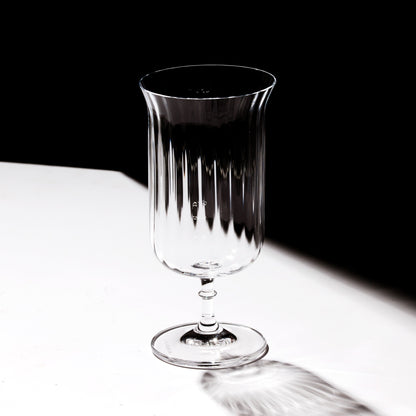 Lemonsoda - Rims Orient-Coupe Gin Sour/Long Island Ribbed Cocktail Glasses - (Deco)(11.5oz / 340mL)