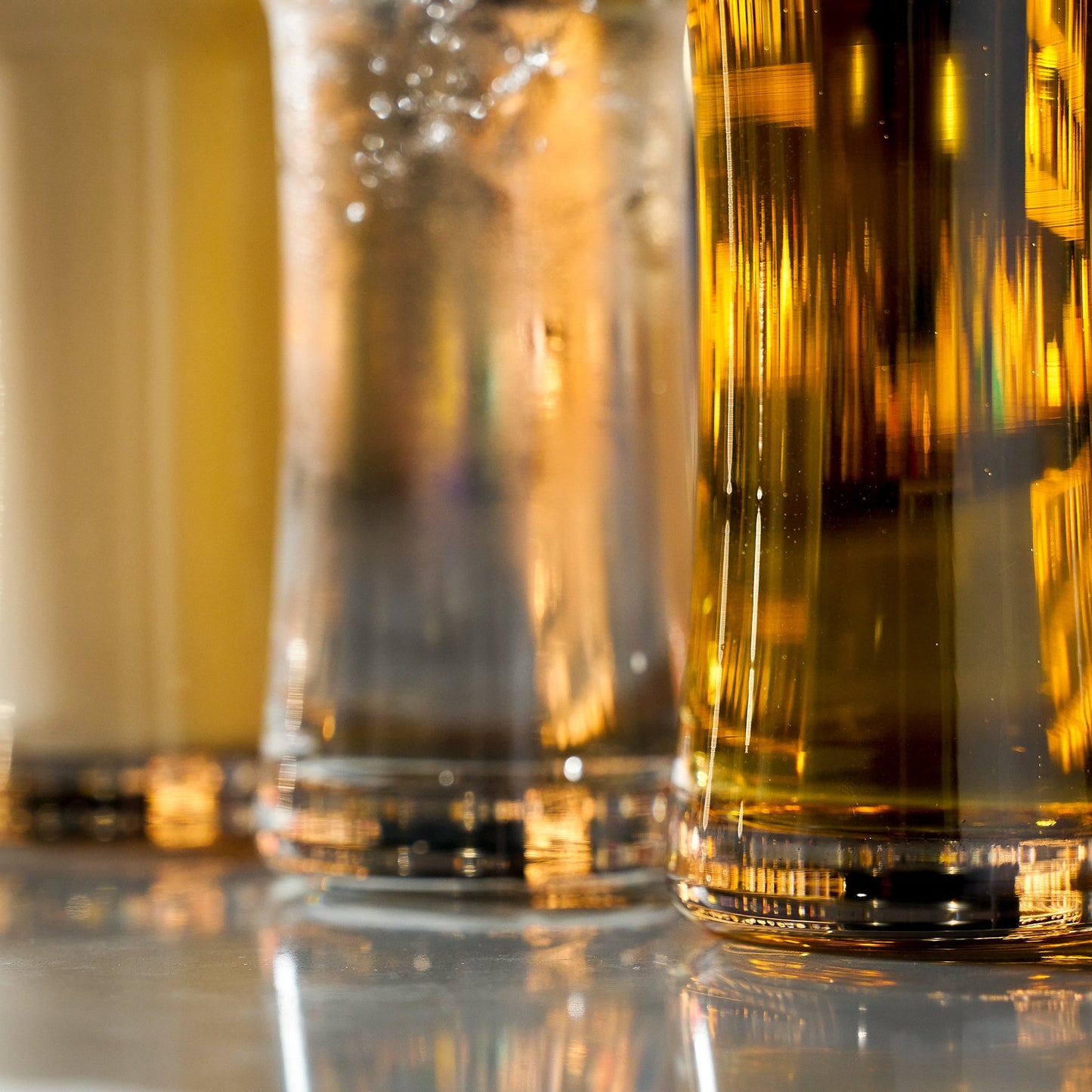 Lemonsoda - Tall Napoli Hurricane Cocktail Glasses - Handcrafted Cocktail Glass Set (15oz)