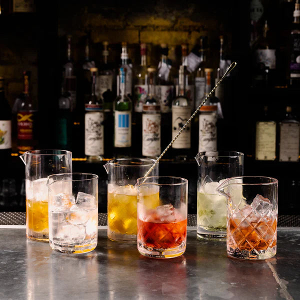 PADDLE MIXING GLASS - SEAMLESS / FLAT BASE – 550ml (19oz)