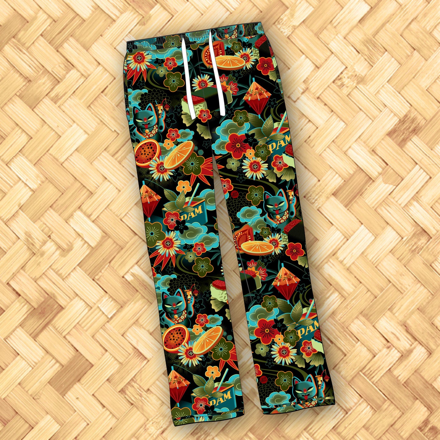 Jeff Granito's 'Mewsubi' Unisex Pajama Pants - Ready to Ship!