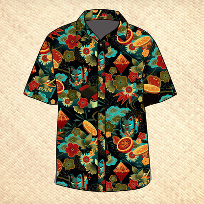 Jeff Granito's 'Mewsubi' Modern Fit Button-Up Shirt - Unisex - Ready to Ship! (FREE SHIPPING in U.S.)