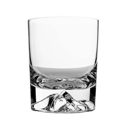 Foundation Glass | Weighted Mountain Base Old Fashioned Glasses - 10-ounce, Set of 2