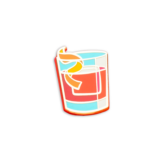 Negroni Classic Cocktail Enamel Pin