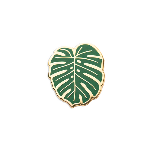 Monstera Enamel Pin