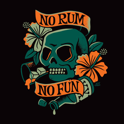 Jeff Granito's 'No Rum No Fun' Unisex Tee - Ready to Shp!