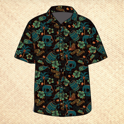 Jeff Granito's 'No Rum No Fun' Modern Fit Button-Up Shirt - Unisex - Ready to Ship! (FREE SHIPPING in U.S.)