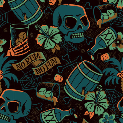 Jeff Granito's 'No Rum No Fun' Modern Fit Button-Up Shirt - Unisex - Ready to Ship! (FREE SHIPPING in U.S.)