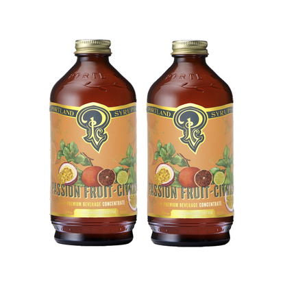 Portland Syrups Passion Fruit Citrus Syrup two-pack