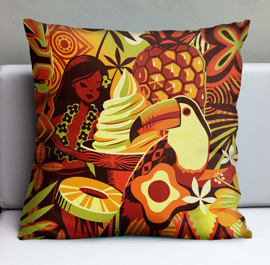 Jeff Granito's 'Island Memories' Pillow Cover - Ready to Ship! (FREE SHIPPING in U.S.)
