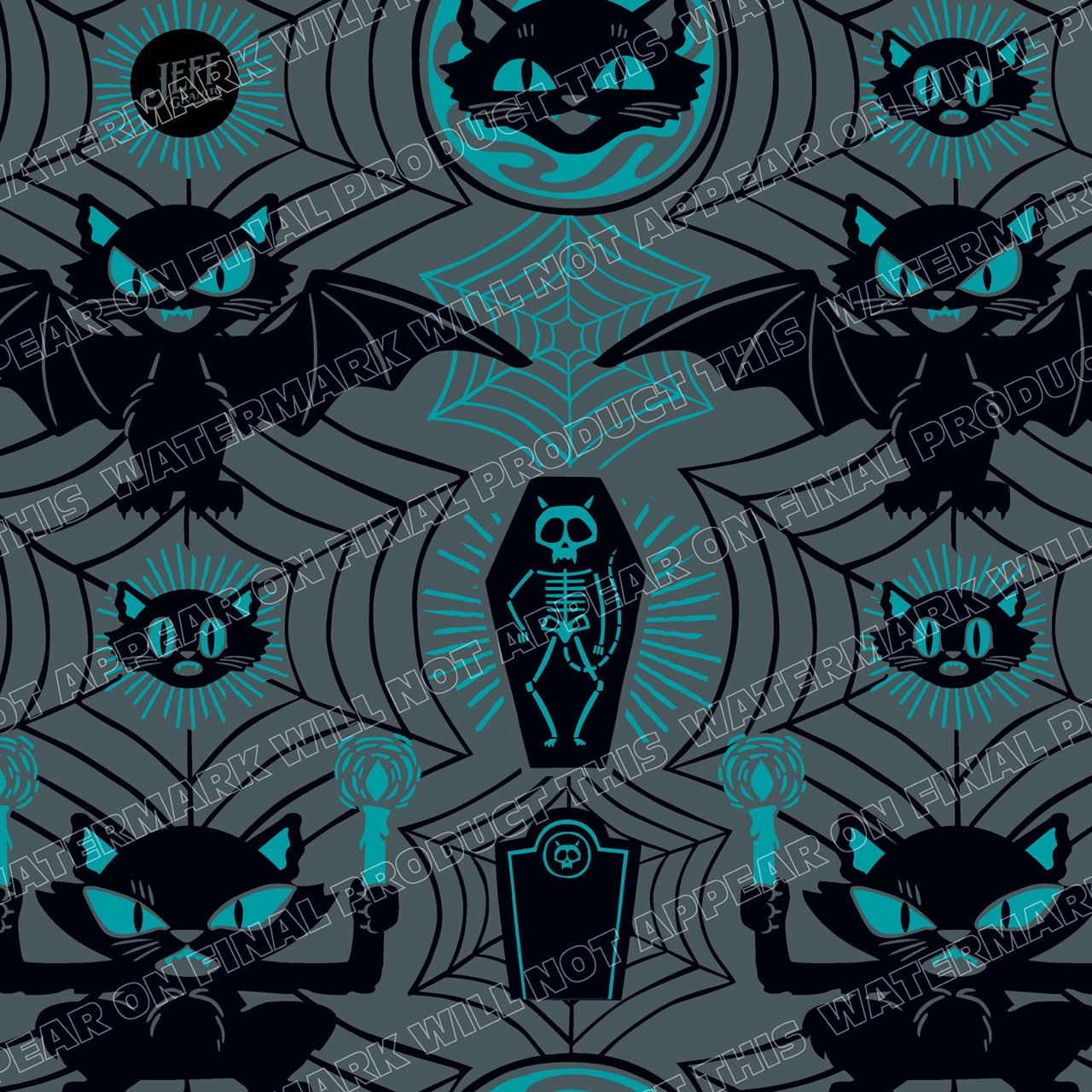 Jeff Granito's 'Scaredy Cat' Classic Aloha Button-Up Shirt - Unisex - Ready to Ship