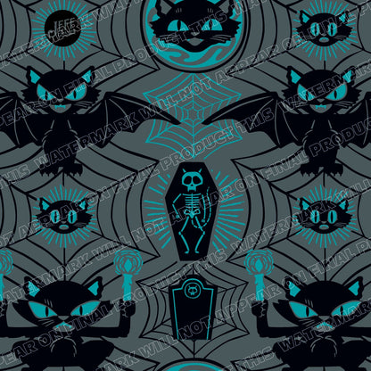 Jeff Granito's 'Scaredy Cat' Classic Aloha Button-Up Shirt - Unisex - Ready to Ship
