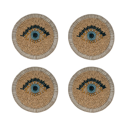 Evil eye coasters