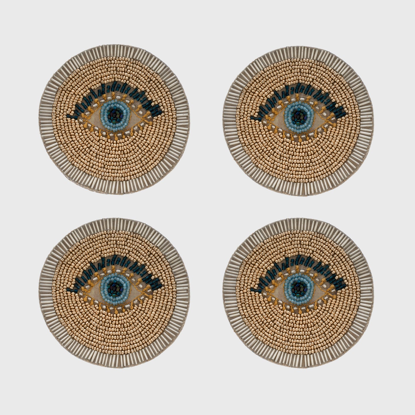 Evil eye coasters