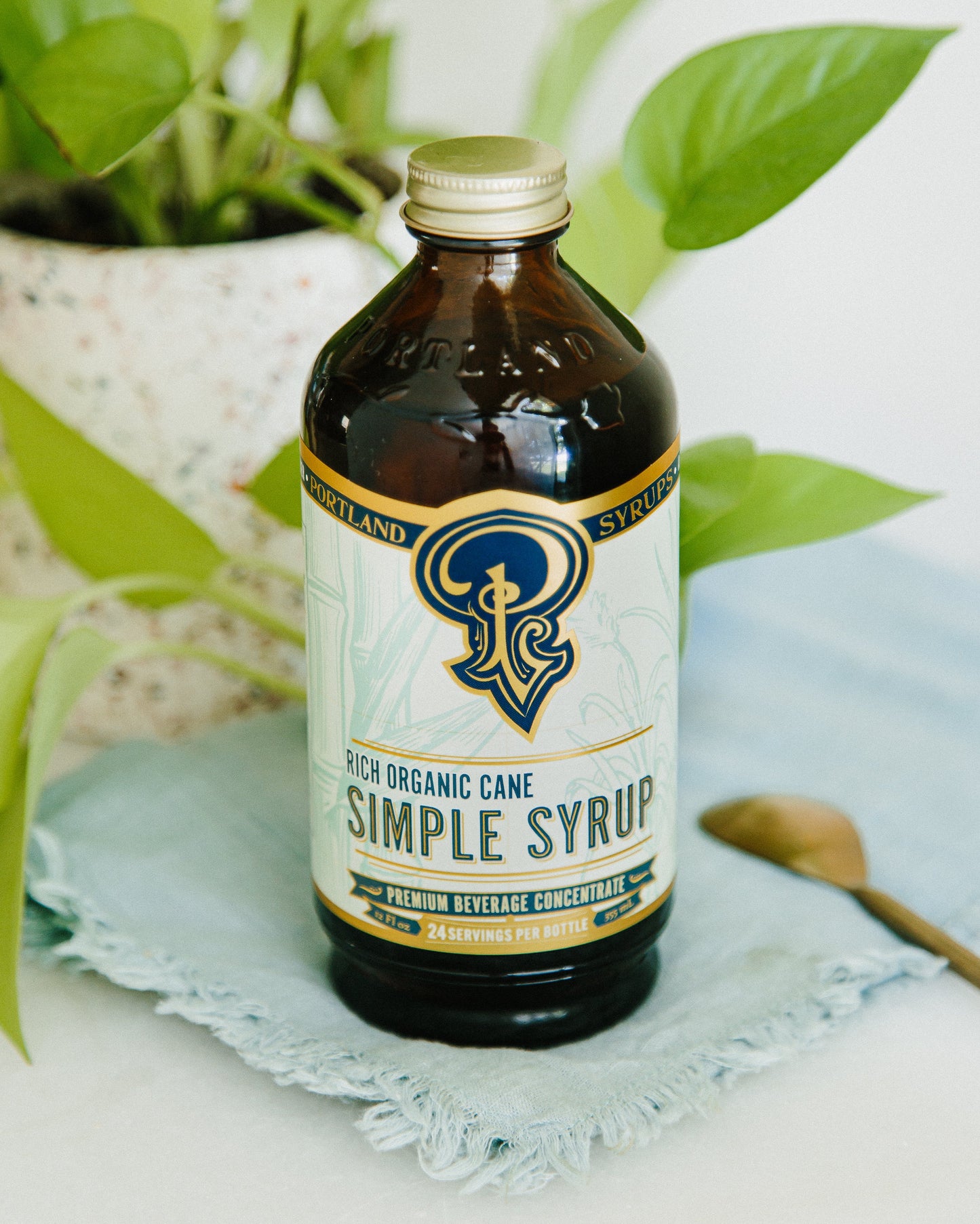Portland Syrups Rich Organic Cane Sugar Simple Syrup