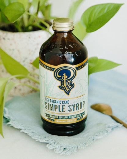 Portland Syrups Rich Organic Cane Sugar Simple Syrup
