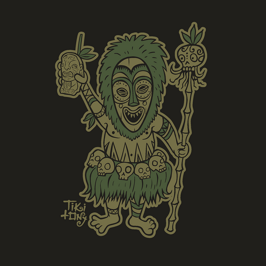 TikiLand Trading Co. 'Cannibal of Doom' - Unisex Tee Shirt - Ready to Ship!  (US shipping included)