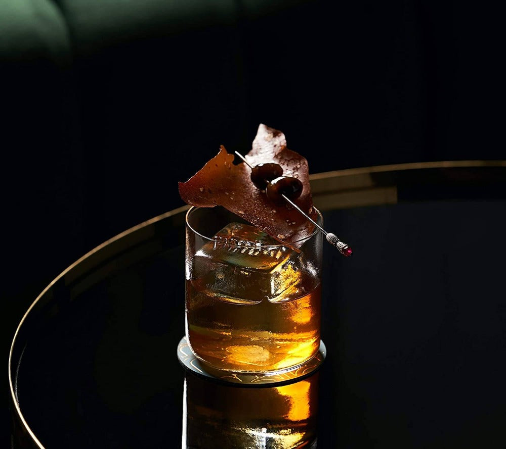 Ultra Thin Old Fashioned Whiskey Glasses