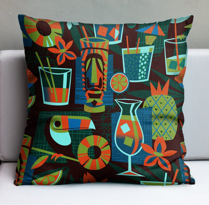 Jeff Granito's 'Toucan Trader' Pillow Cover - Ready to Ship! (FREE SHIPPING in U.S.)