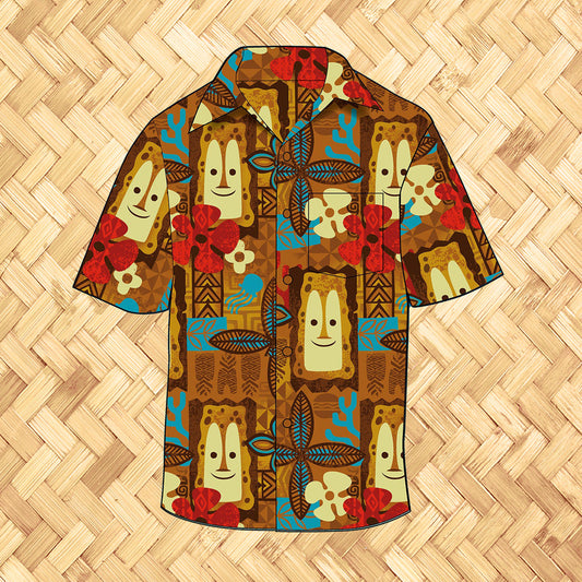 Jeff Granito's 'Under The Sea' Classic Aloha Button-Up Shirt - Unisex - Ready to Ship