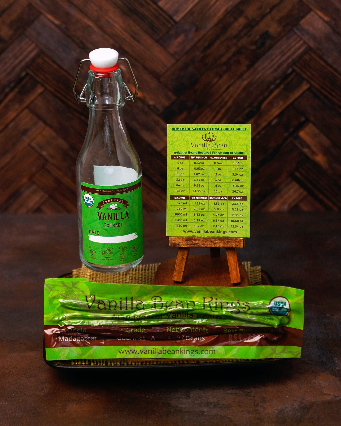 Organic Madagascar Vanilla Beans - Whole Grade A Vanilla Pods for Vanilla Extract and Baking