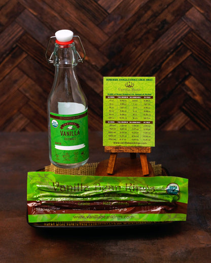 Organic Madagascar Vanilla Beans - Whole Grade A Vanilla Pods for Vanilla Extract and Baking