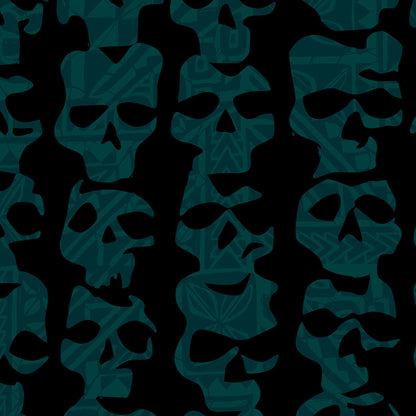 'Wall of Skulls' Modern Fit with Flex Button-Up Shirt - Unisex - Ready to Ship!