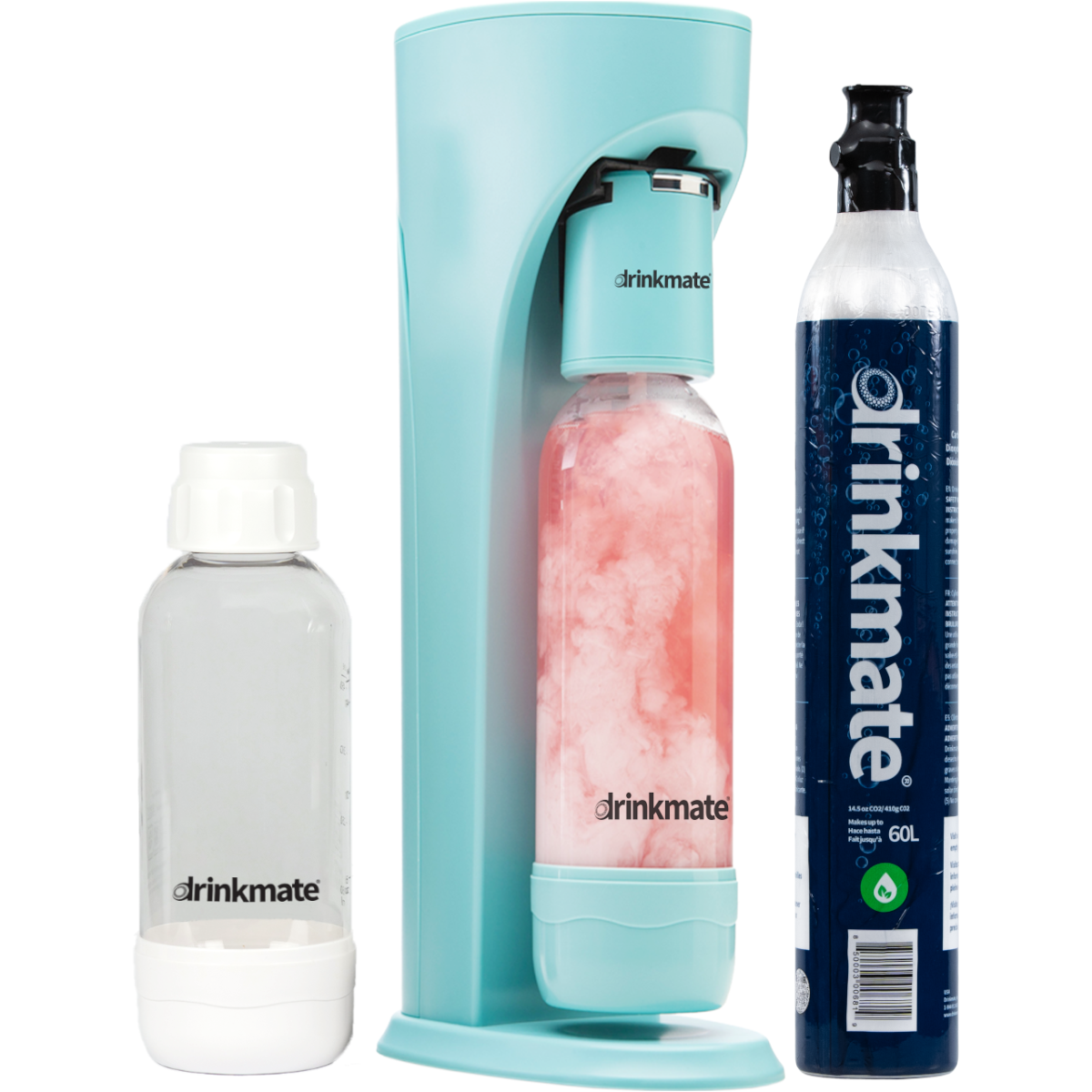 OmniFizz SPECIAL BUNDLE, Sparkling Water and Soda Maker, Carbonates ANY Drink