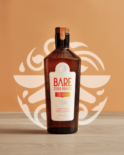 BARE Zero Proof Bourbon Whiskey (750 ml)
