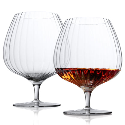 Lemonsoda - Whiskey Bourbon Brandy Crystal Glasses Snifter 20oz (Set of 2 or 4)
